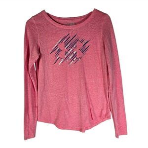 Under Armour Heathered Pink Athletic Top